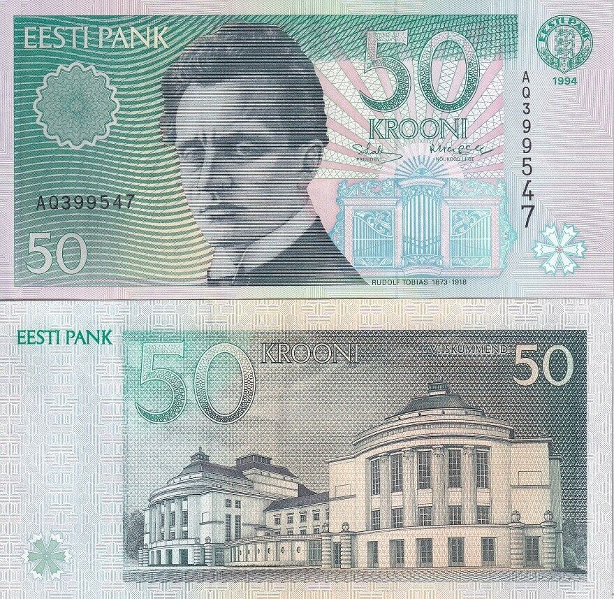 Estonia 50 Krooni 1994 P 78 UNC