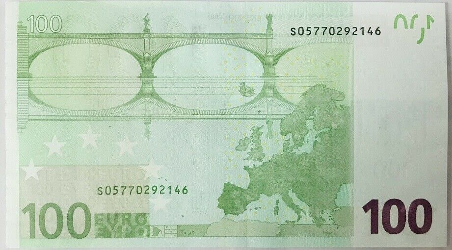 Euro 100 Euro Italy 2002 P 5 S UNC