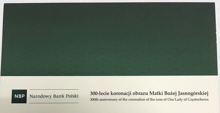 Poland 20 Zlotych 300th 2017 P 191 UNC W/Folder