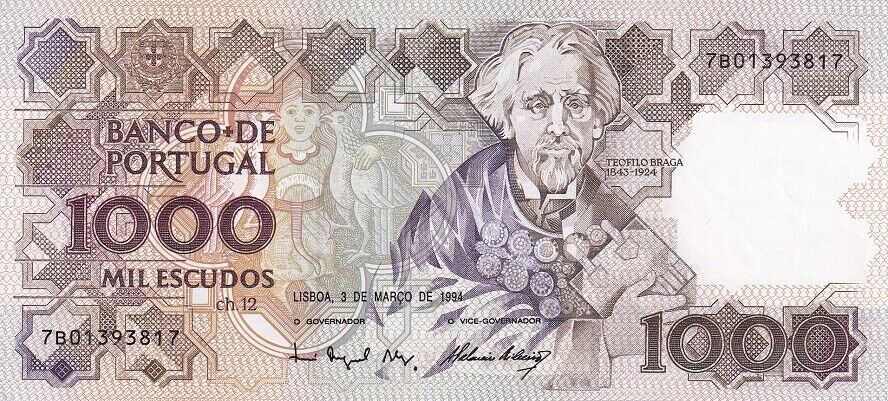 Portugal 1000 Escudos 1994 P 181 k AUnc
