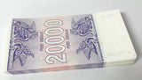 Georgia 20000 Lari 1994 P 46 b UNC LOT 25 PCS