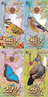 El Club De La Moneda SET 4 25 26 27 28 Cafeteiros 2023 Birds Polymer