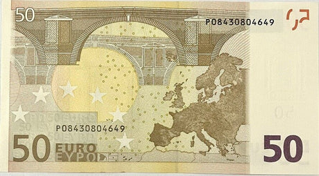 European Union - Spain 5 Euros Banknote, 2002, P-8v, Prefix V, PMG 66