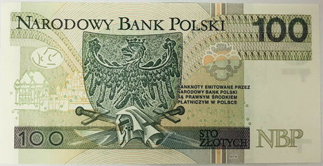 Poland 100 Zlotych 2012 P 186 a  UNC