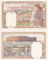 Algeria 50 Francs 1945 P 87 UNC