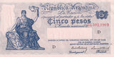 Argentina 5 Pesos ND 1935 P 252 a AUnc