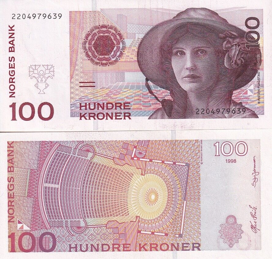 Norway 100 Kroner 1998 P 47 a UNC
