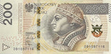 Poland 200 Zlotych 2021 P 189 UNC