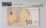 Euro 50 Euro Italy 2017 P 23 s Prefix Superb Gem UNC PMG 68 EPQ