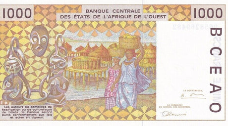 West African States Togo 1000 FRANCS 1996 P 811Tf UNC