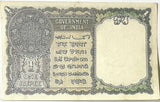 India 1 Rupee ND 1940 P 25 a George VI without Pin Hole XF/AU