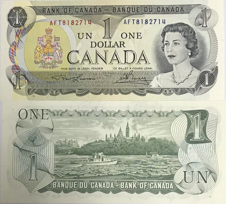 Canada 1 Dollar 1973 P 85 b UNC