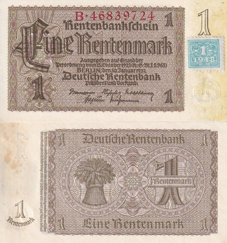 Germany Democratic 1 Deutsche Mark 1948 P 1 UNC