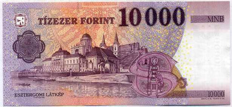 HUNGARY 10,000 10000 FORINT 2019 P 206 SIGN # 2 UNC