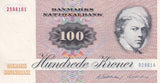 Denmark 100 Kroner 1986 P 51 o UNC