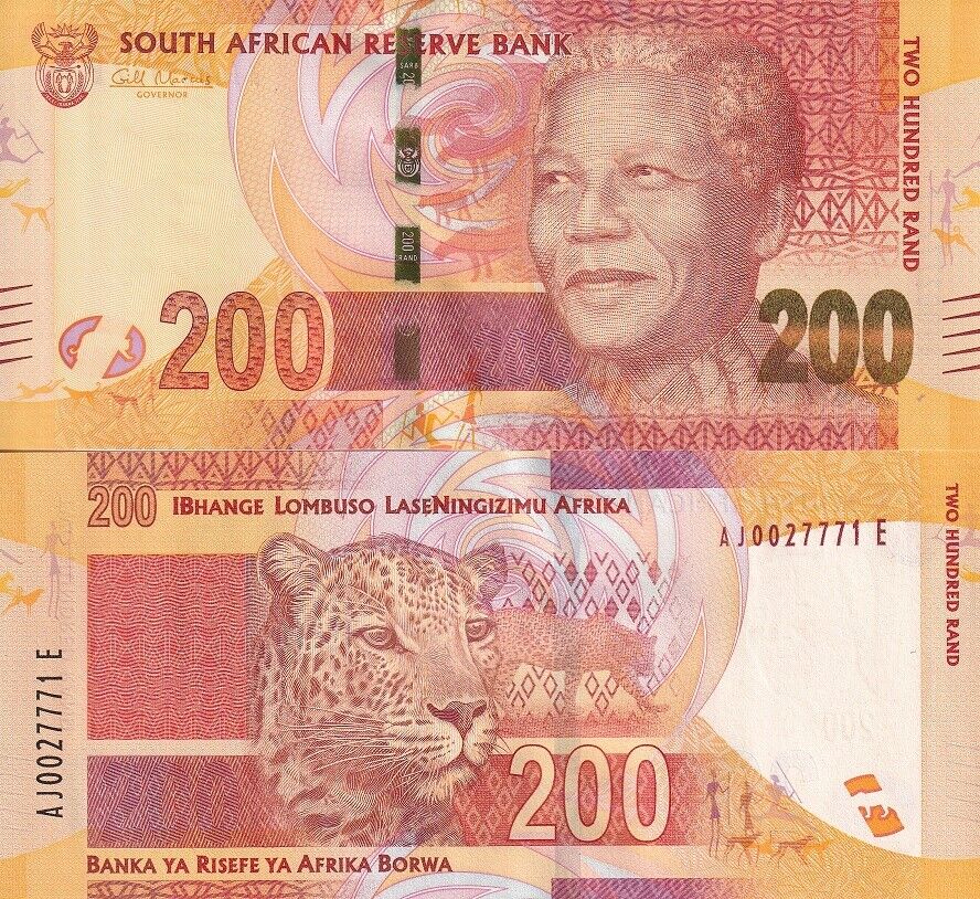 South Africa 200 Rands ND 2012 P 137 UNC – Noteshobby
