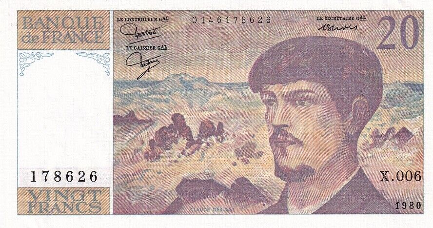 France 20 Francs 1980 P 151 a AUnc