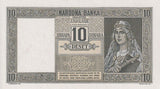 Yugoslavia 10 Dinara 1939 P 35 UNC