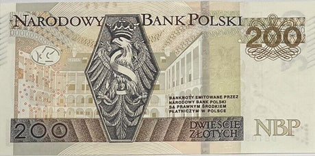 Poland 200 Zlotych 2021 P 189 UNC