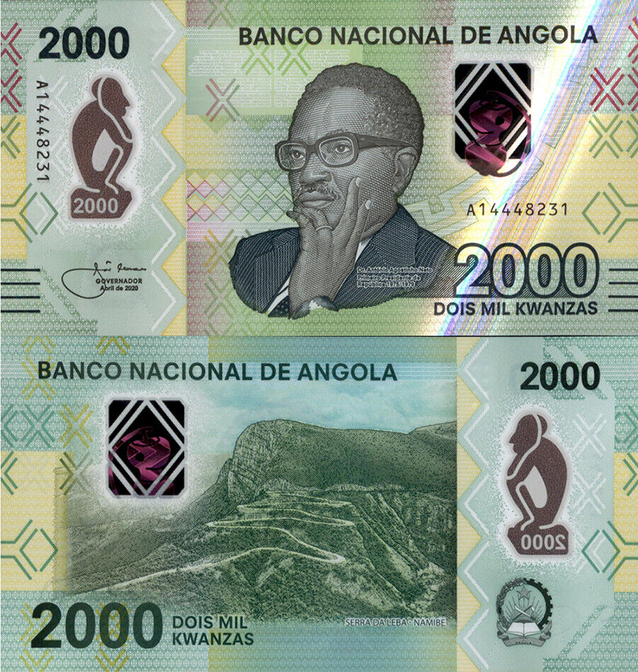 Angola 2000 Kwanzas 2020 P 163 AUnc