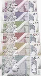 Azores Island Set 6; 5 10 20 50 100 500 Pounds 2019 SETE CIDADES PICO GORREANA