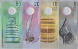 Maldives Set 4 UNC 5 10 20 50 Rufiyaa Mixed Year 2015-2020 Polymer P A26 26 -30