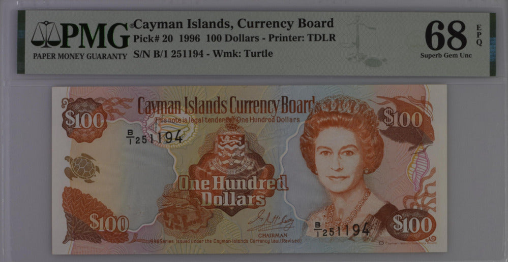 Cayman Islands 1 Dollar 1998 P 21 UNC