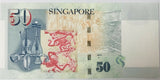 Singapore 50 Dollars ND 2005-2015 One Triangle P 49 d UNC
