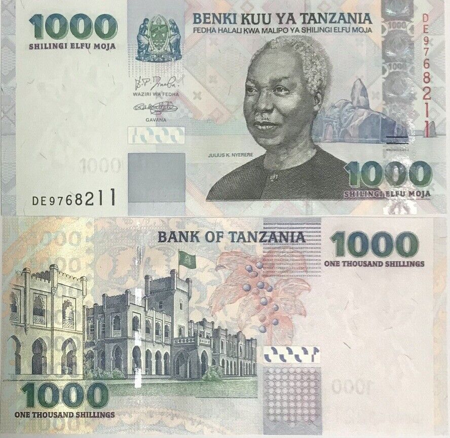 Tanzania 1000 Shilling ND 2006 P 36 b UNC