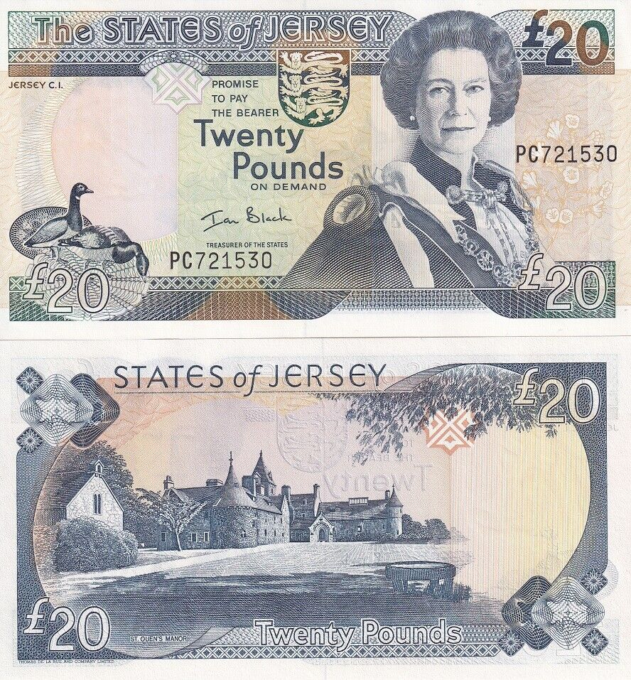 Jersey 20 Pounds ND 2000 P 29 UNC