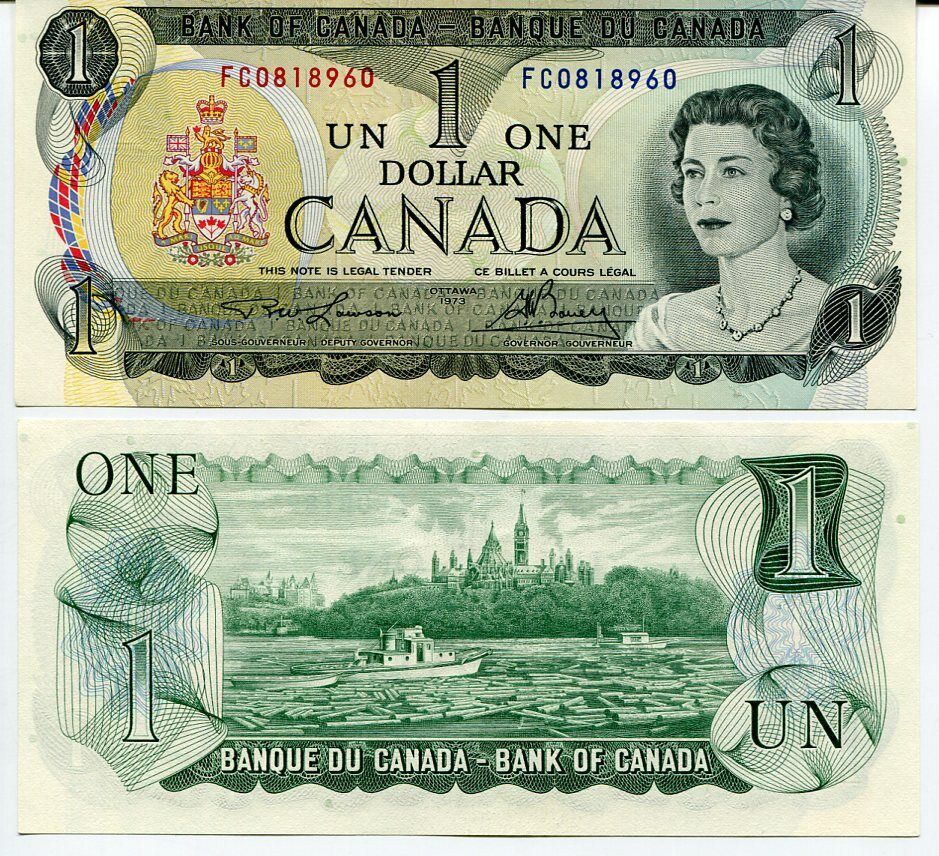 CANADA 1 DOLLAR 1973 P 85 a XF