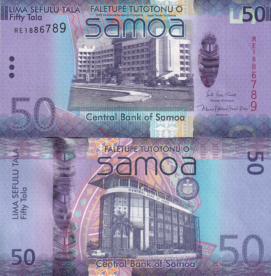 Samoa 50 Tala ND 2017 P 41 c UNC
