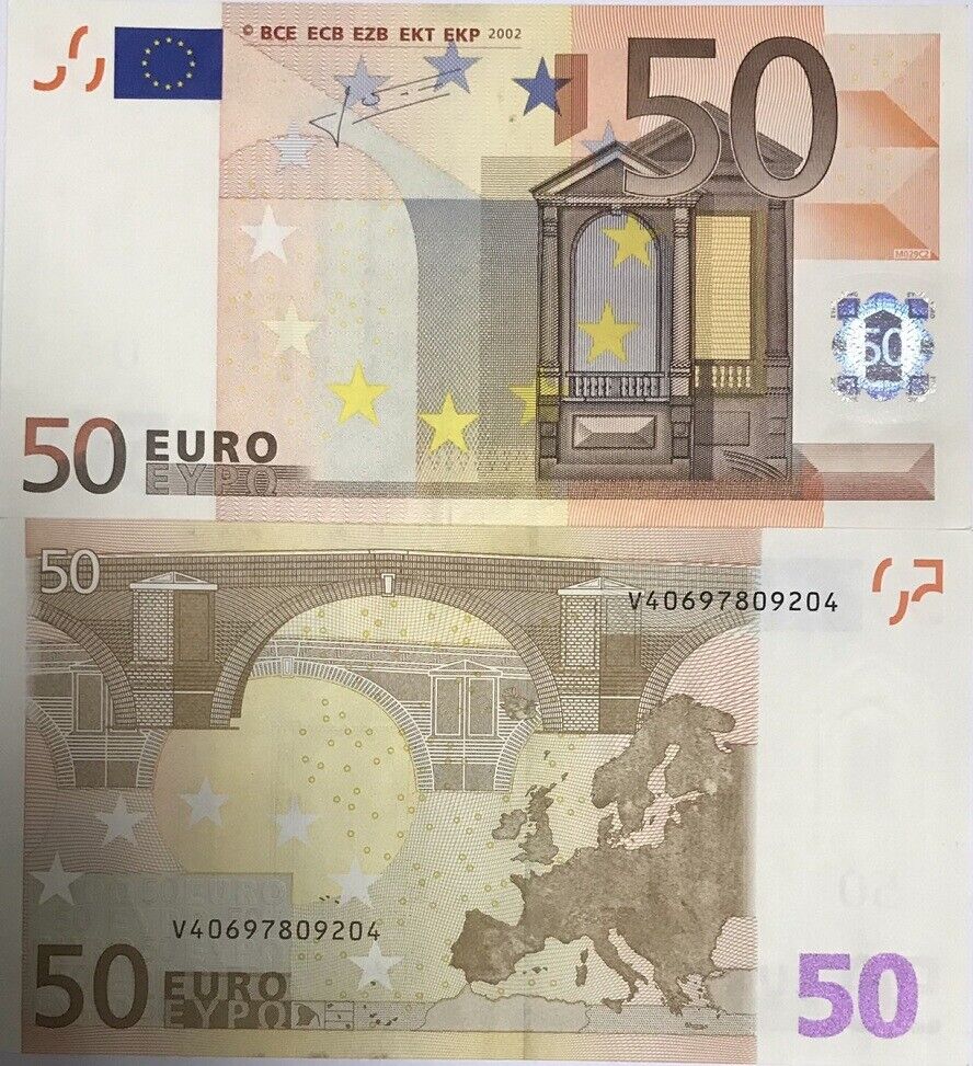Euro 50 Euro 2002 P 11 v XF
