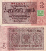Germany Democratic 2 Deutsche Mark 1948 P 2 UNC