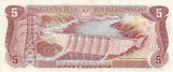 Dominican Republic 5 Pesos 1997 Low serial # 2 Digit P 152 b UNC