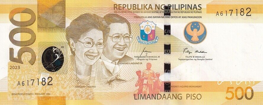 Philippines 500 Pesos 2023 P 234 UNC