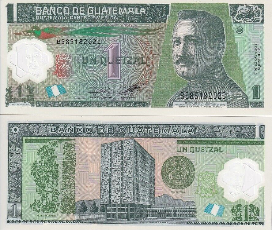 Guatemala 1 Quetzal 02-05-2012 P 115 UNC