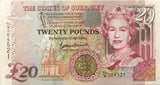 Guernsey 20 Pounds ND 2018 P 63 COMM. AUnc