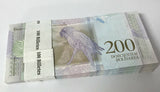 Venezuela 200 Bolivares 2018 P 107 UNC Lot 100 Pcs 1 Bundle