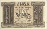 Italy 1 Lire 1935 P 26 AUnc
