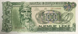 Albania 1000 LEKE 1992 P 54 UNC