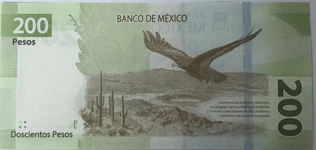 Mexico 200 Pesos March 2021 P NEW UNC