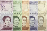 Venezuela Set 5 PCS 5 10 20 50 100 Bolivares 2021 P 115 116 117 118 P 119 UNC