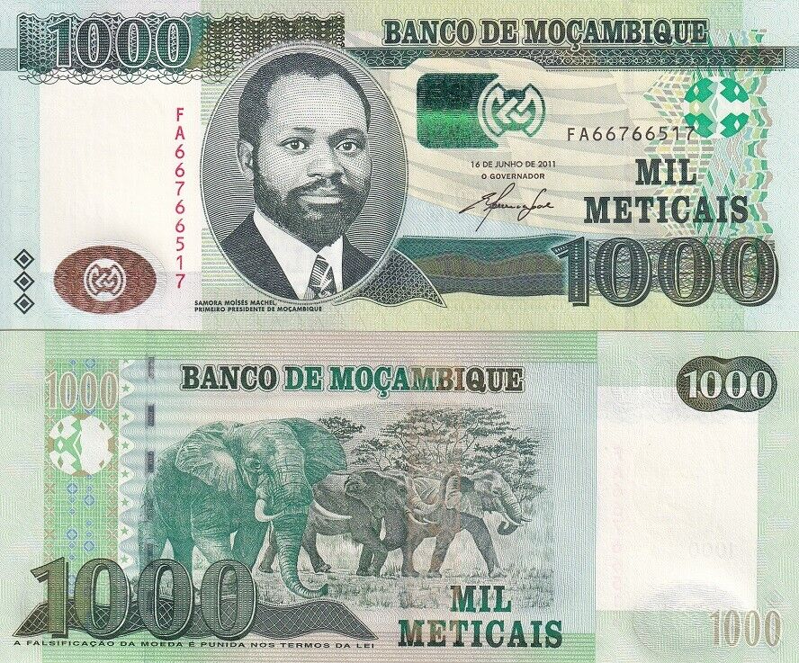 Mozambique 1000 Medicais 2011 P 154 UNC