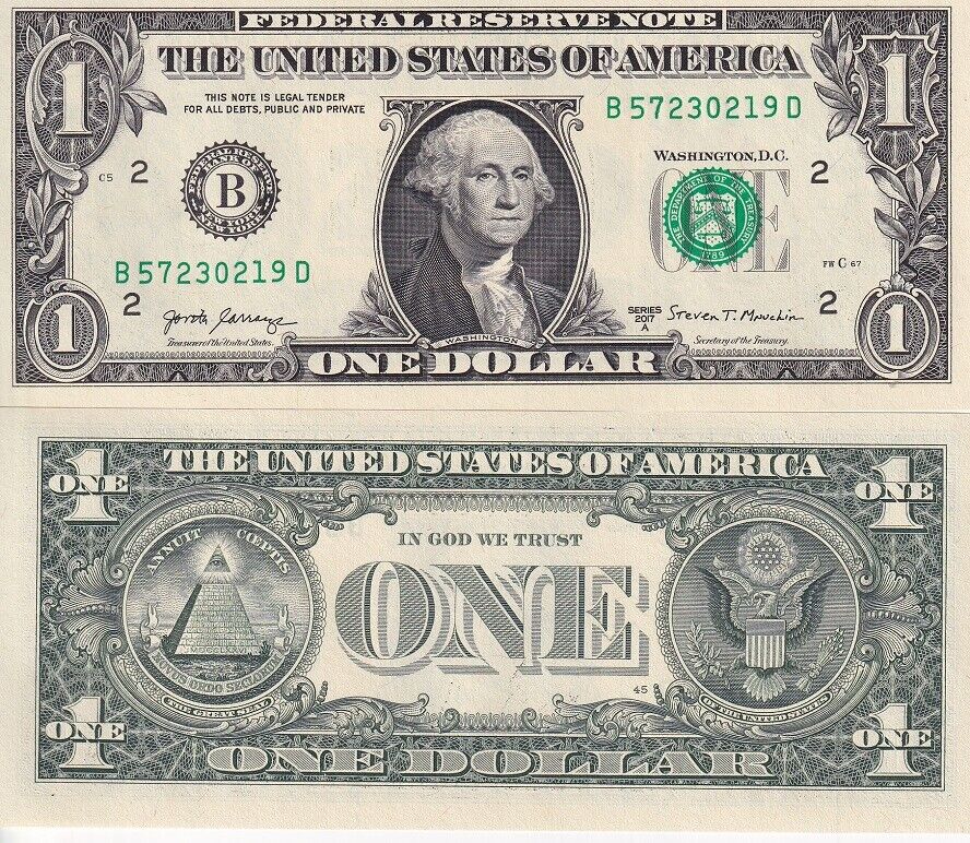 United States 1 Dollars USA 2017A B New York NY P 544 UNC