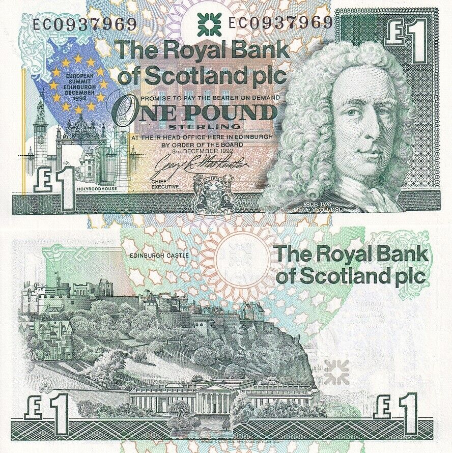 Scotland 1 pounds 1992 P 356 UNC