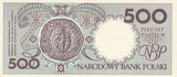 Poland 500 Zlotych 1990 P 172 b UNC