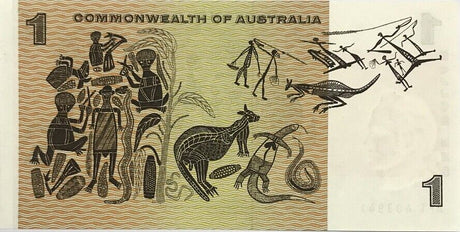 Australia 1 Dollars 1966-1972 P 37 a UNC