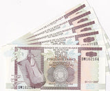 Burundi 50 Francs 2007 P 36 g UNC LOT 5 PCS