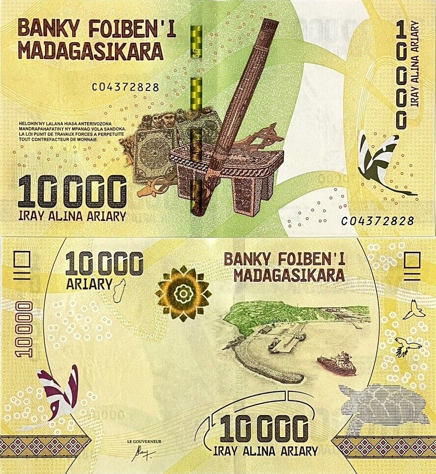 Madagascar 10000 Ariary ND 2017 P 103 XF+